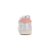 D.D.step girls leather shoes Silver(S040-51390M)