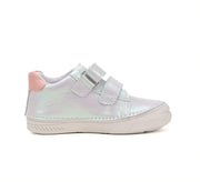 D.D.step girls leather shoes Silver(S040-51390M)