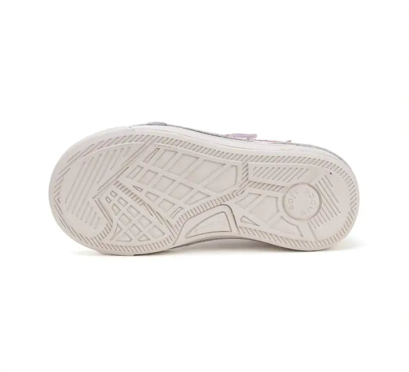 D.D.step girls leather shoes Silver(S040-51390M)