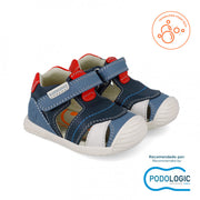 Biomecanics first steps sandals for baby boy/252126-A556 Petrol Sauvage