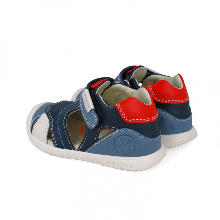 Biomecanics first steps sandals for baby boy/252126-A556 Petrol Sauvage