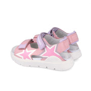 Biomecanics Sandals for girls/Rosa/Estrellas(262222-A032)