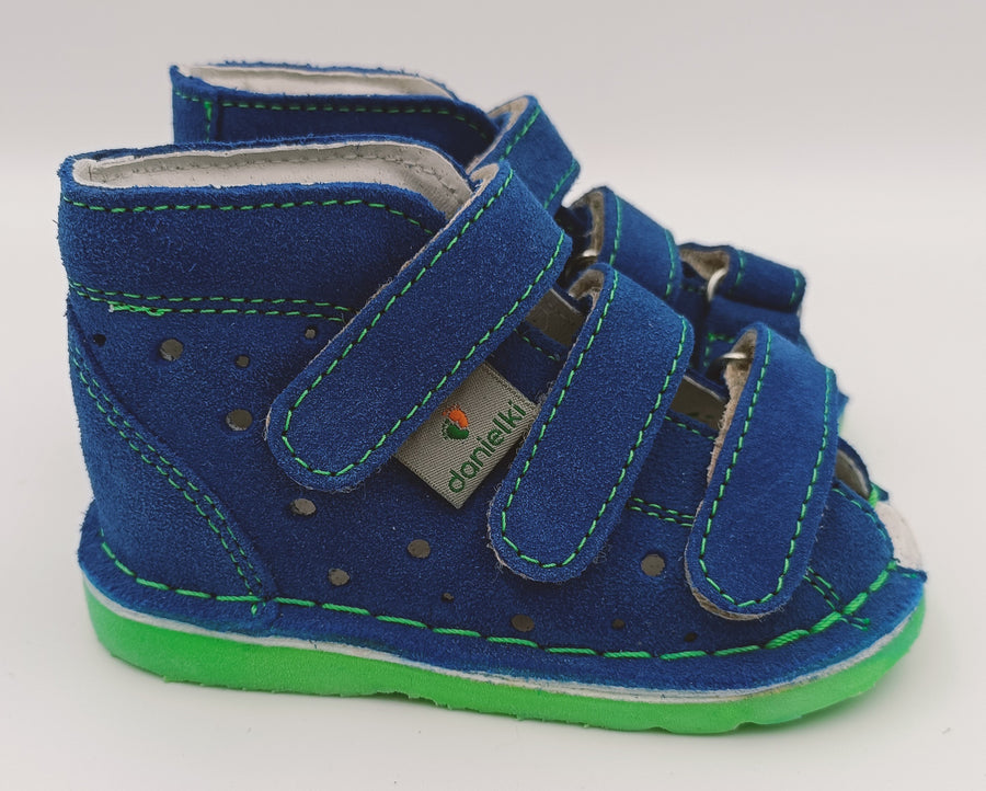 Danielki prophylactic boys slippers/sandals colour blue fluo_3611.jpg
