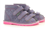 Danielki prophylactic girls slippers/sandals, colour wrzos fluo_591.jpg
