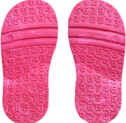 Danielki prophylactic girls slippers/sandals, colour wrzos fluo_592.jpg