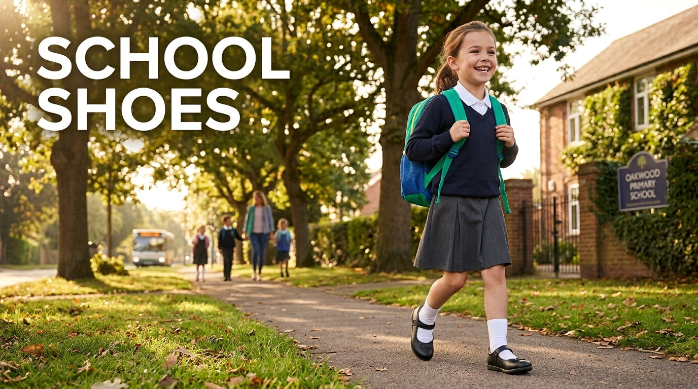 Girls school shoes at Healthy Steps