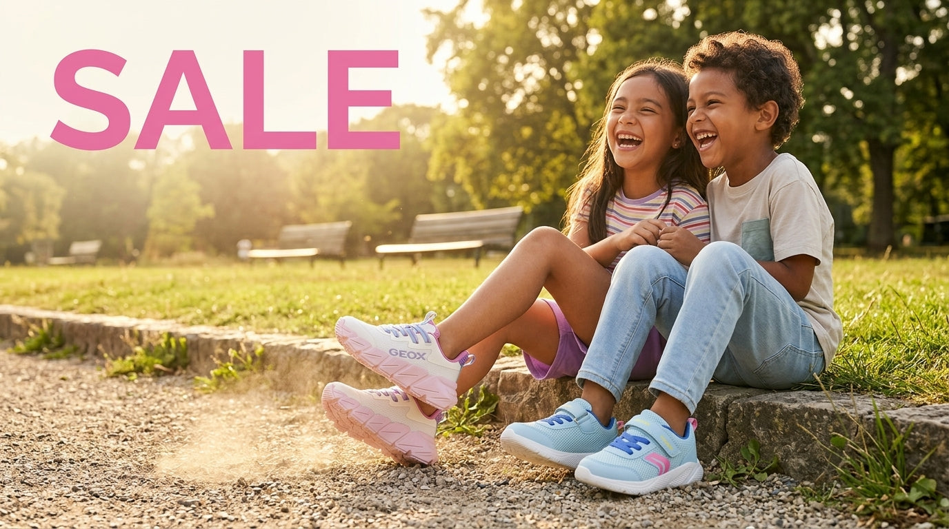 Kids shoe sale at Healthy Steps