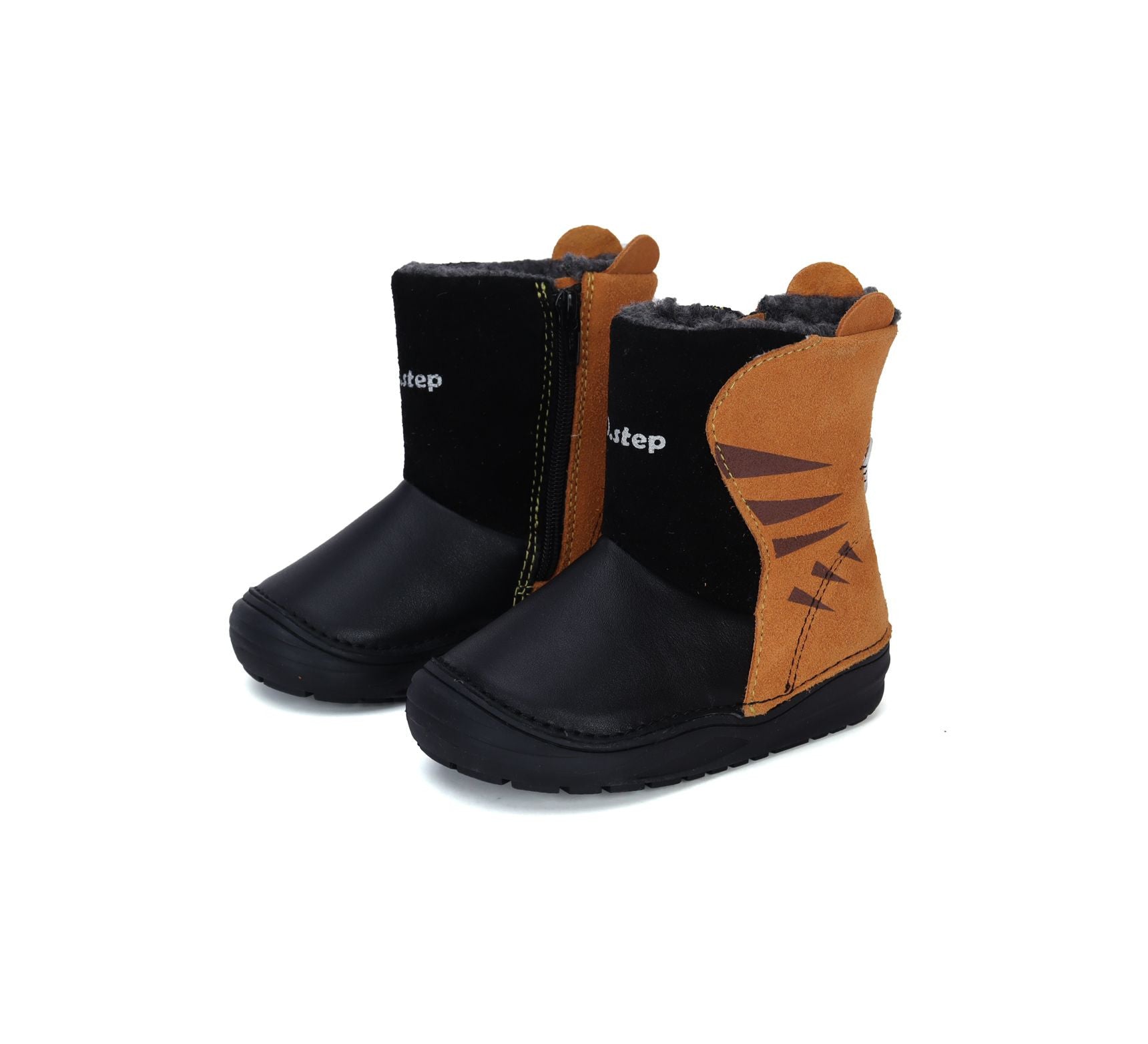 D.D.step boys leather boots/ warm lining/ tiger W071-369A_2456.jpg