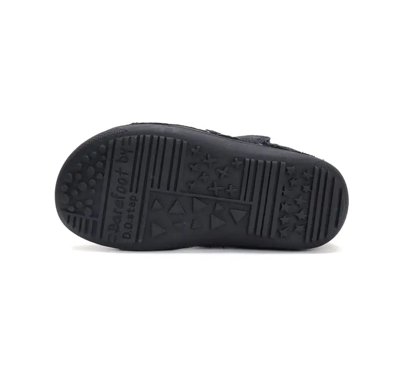 D.D.step girls barefoot leather boots/ warm lining/ water repellent /Autumn- Winter/W063-42254BL Black