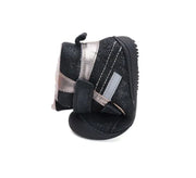 D.D.step girls barefoot leather boots/ warm lining/ water repellent /Autumn- Winter/W063-42254BL Black