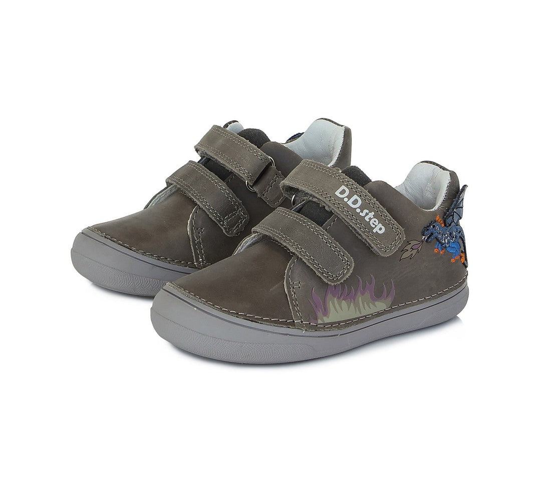 D.D.step boys grey/leather shoes/ sun reactive/ water-repellence S078-319AM_136.jpg