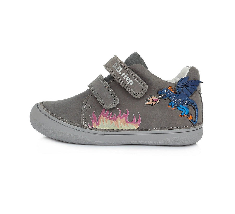 D.D.step boys grey/leather shoes/ sun reactive/ water-repellence S078-319AM_142.jpg